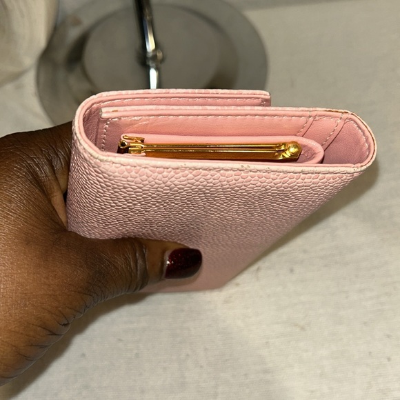 Authentic Chanel Long Wallet Pink Caviar Leather +certificate of authenticity - Picture 5 of 17